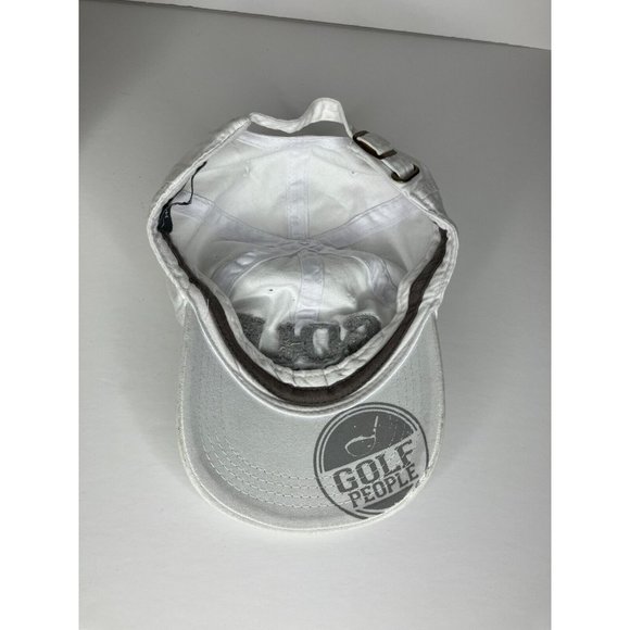 Golf People White Adjustable Hat - Picture 6 of 8